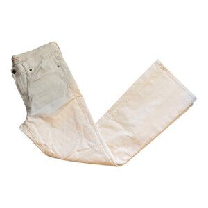 Lucky Brand Sweet Mid Rise Boot Corduroy Pants in Winter White - Women`s 8/29 M